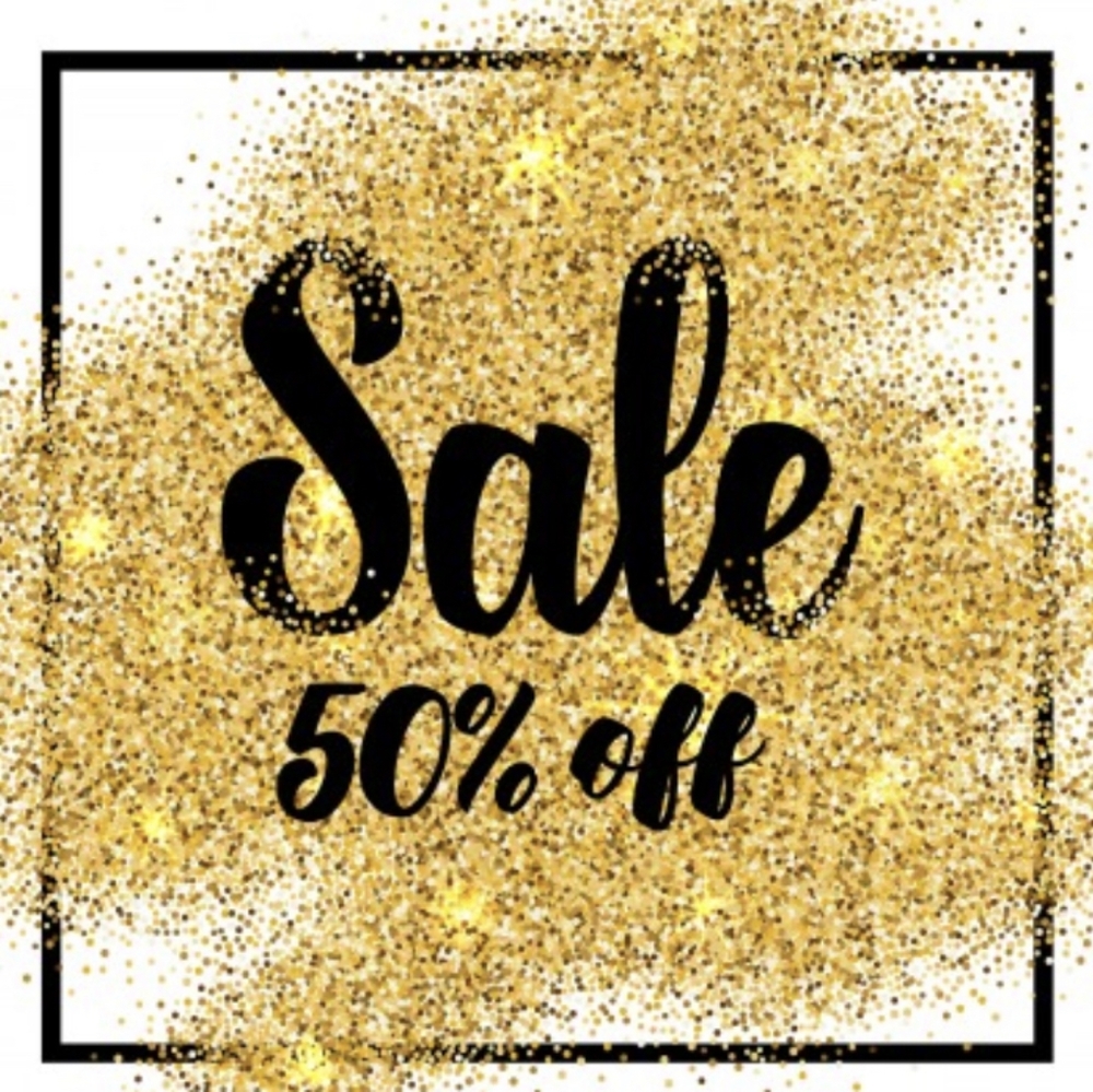 50% OFF JANUARY EVERYTHING! COATS PURSES SHOES DRESSES PARTY SEASON